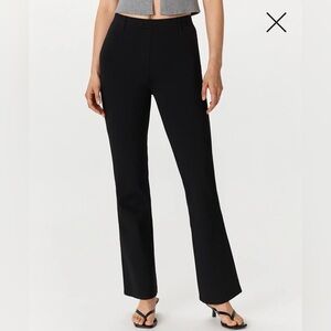 Quince Black Boot Cut Dress Pants
